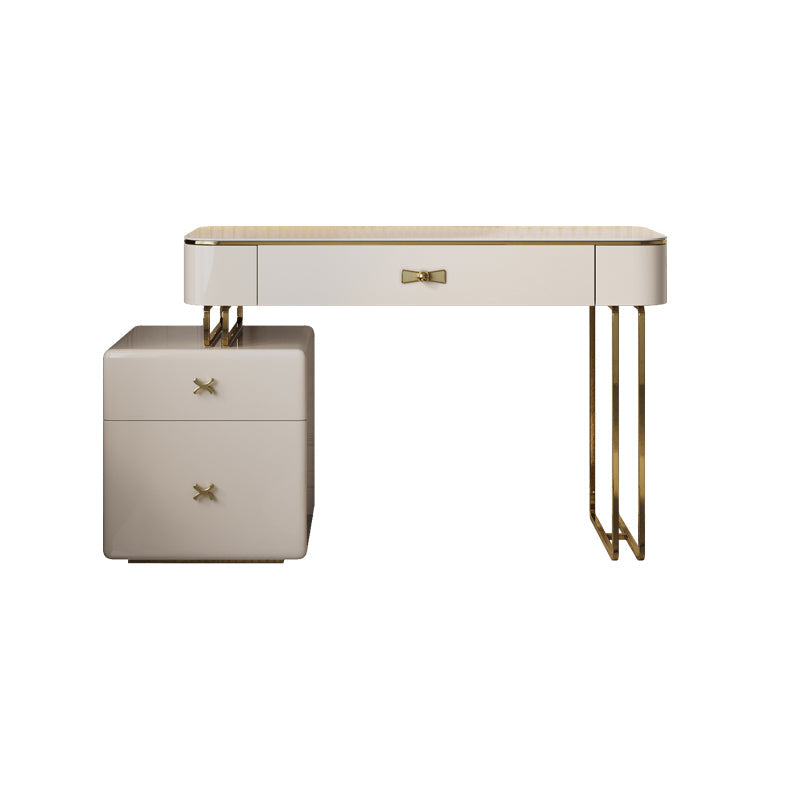 Table de bureau de vanité de maquillage glam