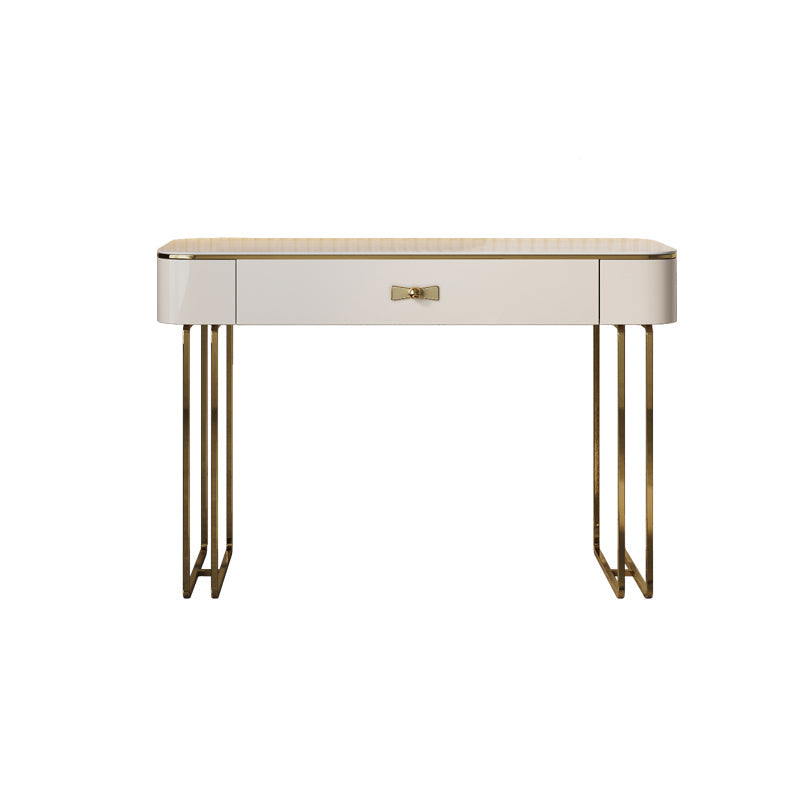 Tavolo da scrivania di vanità per trucco glam con cassetto