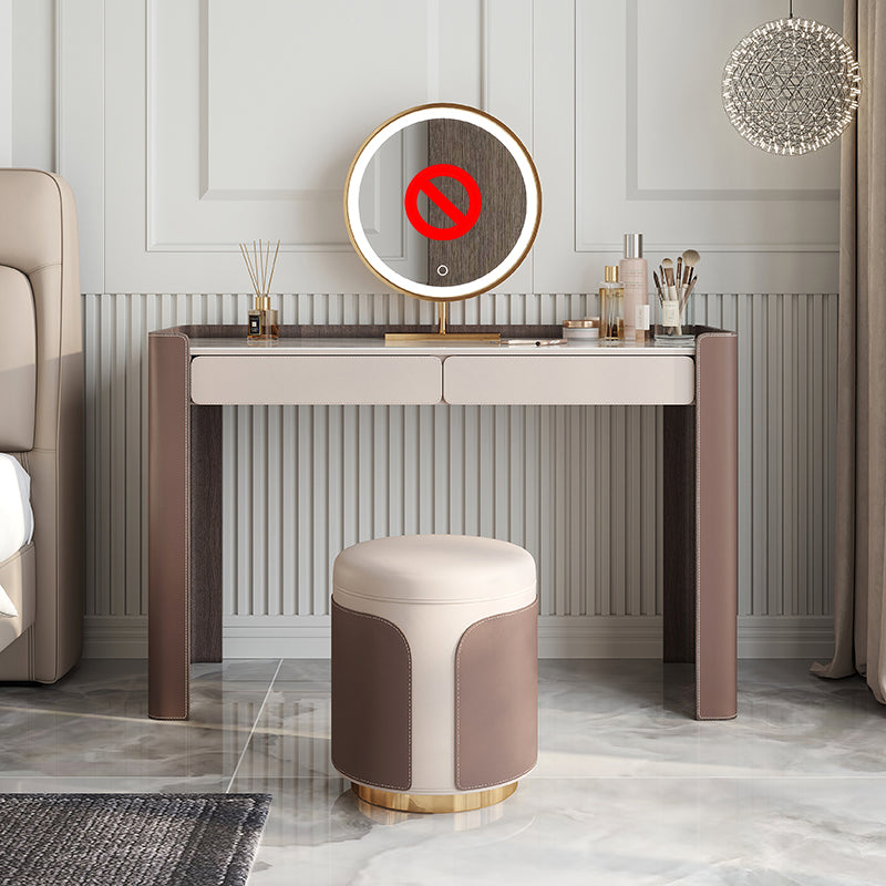 Juego de tocador de tocador de maquillaje de maquillaje de pizarra glamera