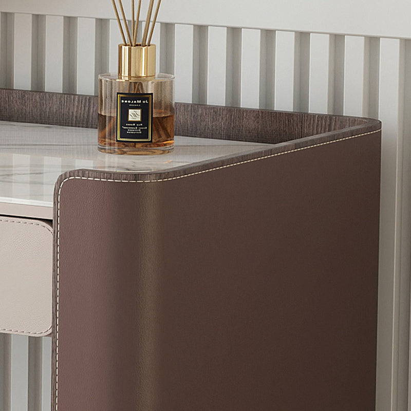 グラムスレートトップメイクアップバニティセット2ドロワーバニティメイクアップドレッシングテーブルセット