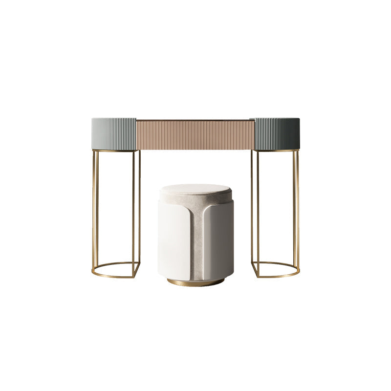 Hedendaagse houten make -up ijdelheid set glazen top ijdelheid kleedtafel