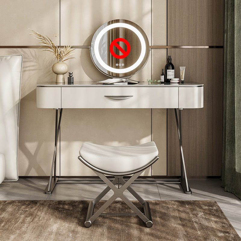 Table de maquillage de vanité en ardoise