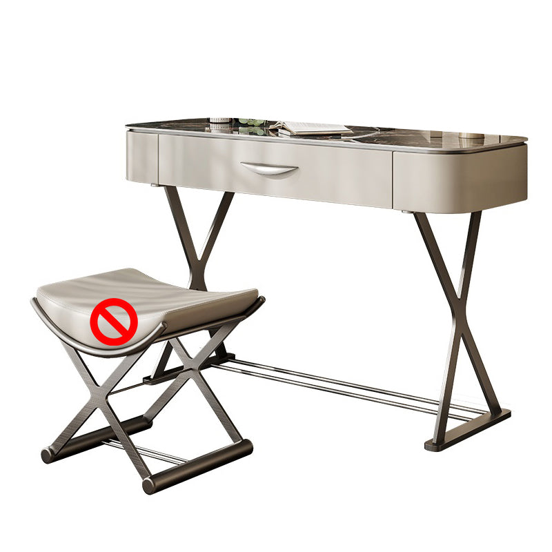 Table de maquillage de vanité en ardoise