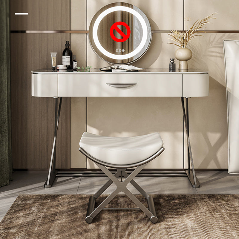 Leisteen bovenste ijdelheid make -uptafel set eigentijdse 1 ladekaptafel