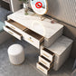 Glam Wood Make-up Vanity Slate Top Vanity Cashing with Duwink