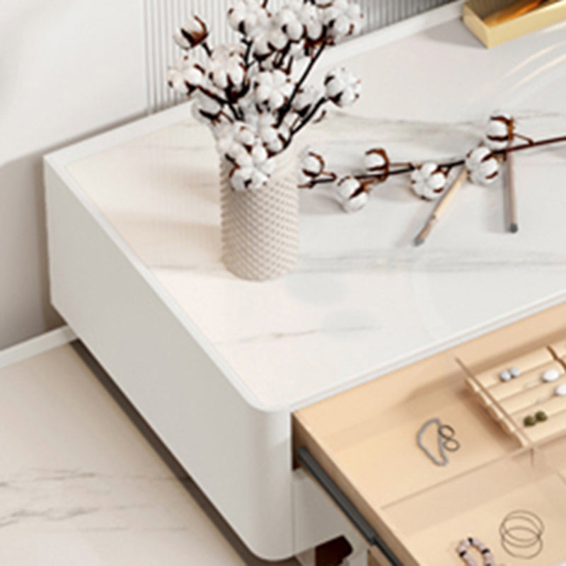 Hedendaagse make -up ijdelheid bureau leisteen top ijdelheid kleedtafel set