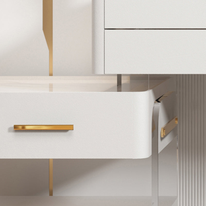 Hedendaagse make -up ijdelheid bureau leisteen top ijdelheid kleedtafel set