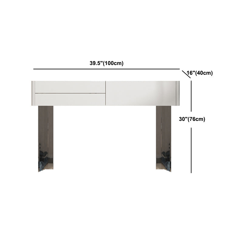 Hedendaagse make -up ijdelheid bureau leisteen top ijdelheid kleedtafel set