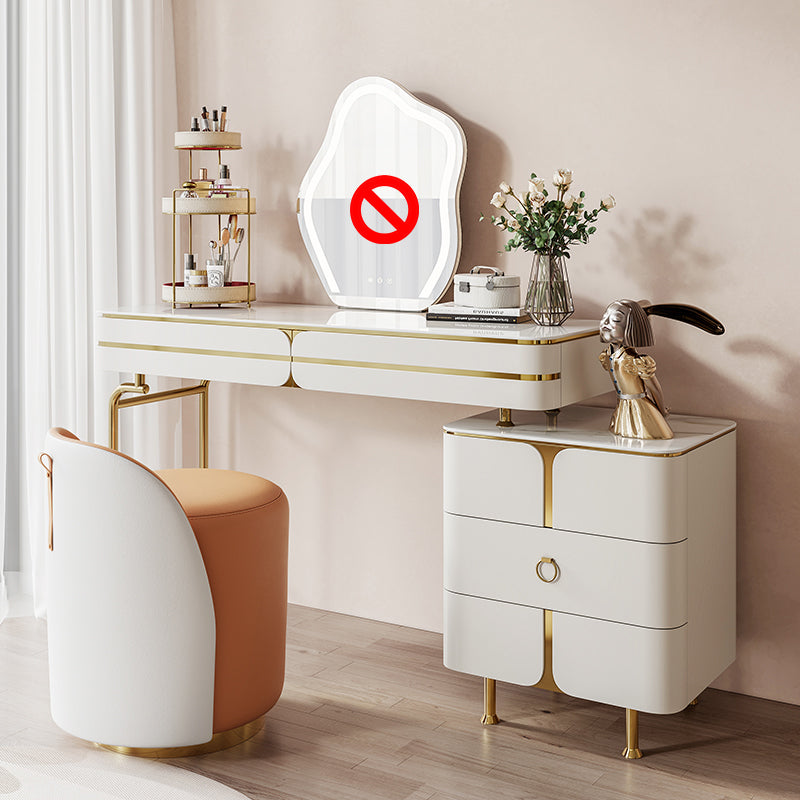 Ensemble de coiffeuse de vanité en bois