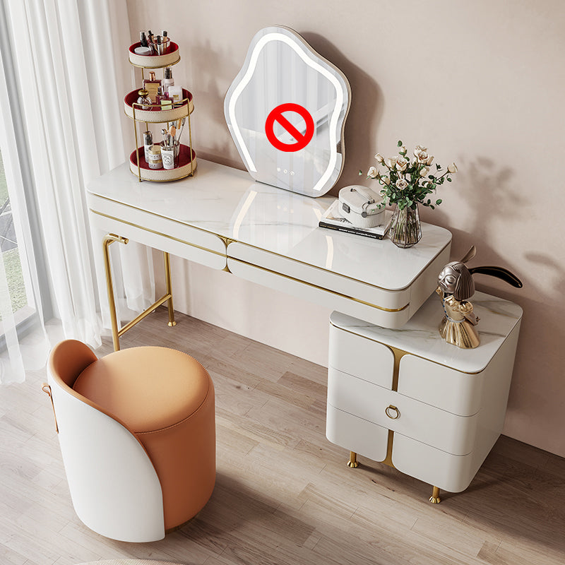 Ensemble de coiffeuse de vanité en bois