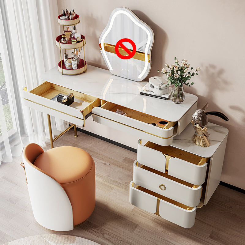 Ensemble de coiffeuse de vanité en bois