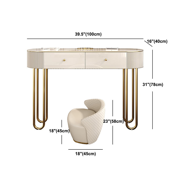 Vanité de bois de glamour