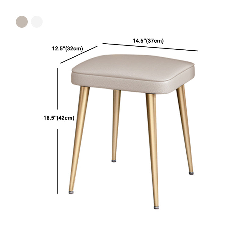 Vanité de maquillage en bois contemporain Ensemble de coiffeuse de 2 dessins avec miroir