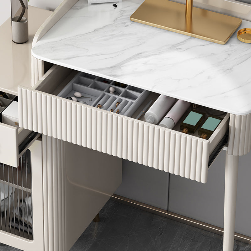 Tavolo da toeletta da toeletta per vanità contemporanea top vanity table set