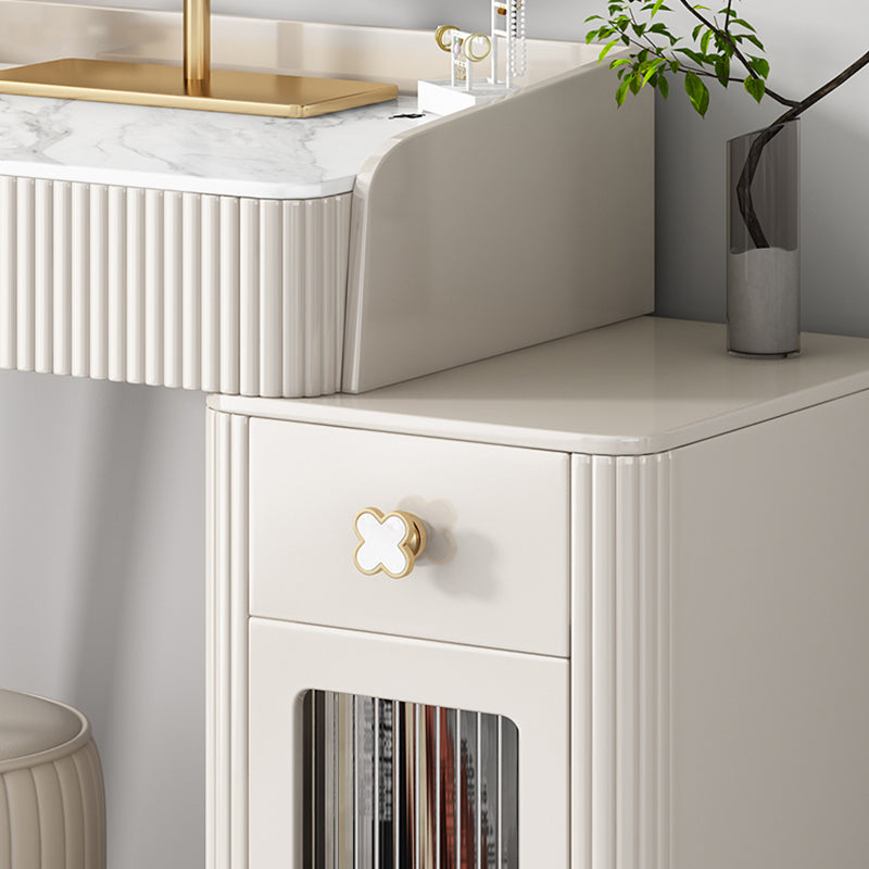 Tavolo da toeletta da toeletta per vanità contemporanea top vanity table set