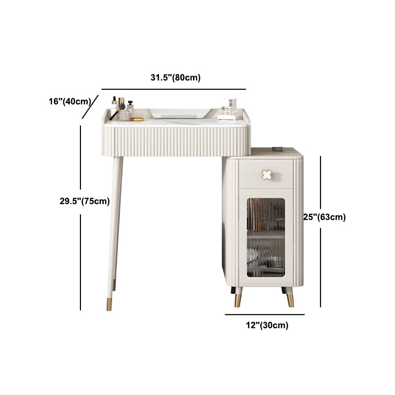 Tavolo da toeletta da toeletta per vanità contemporanea top vanity table set