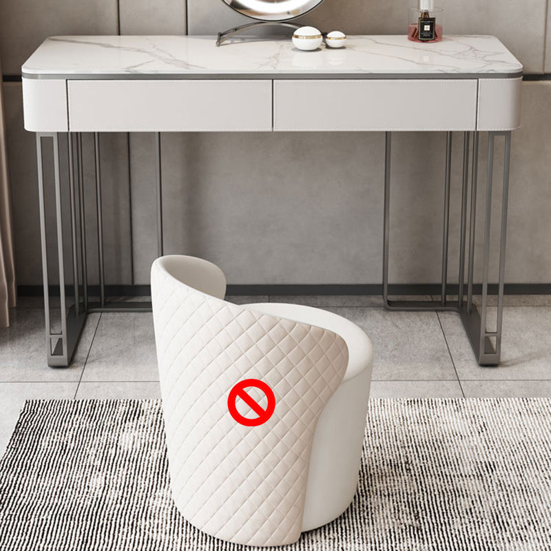 Tableau de vanité à double tiroirs moderne ensemble de vanité maquillage