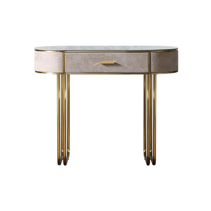 Houten en leisteen make -up ijdelheid bureau tafel glam make -up ijdelheid bureau