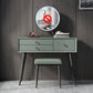 Contemporary Wood Vanity Makeup Table Set 3 Drawer Dressing Table