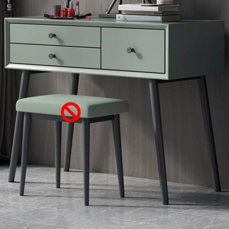 Tavolo da trucco con vanità in legno contemporaneo set da 3 cassetti