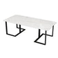Rectangle Office Table Industrial Meeting Desk with Sled Base