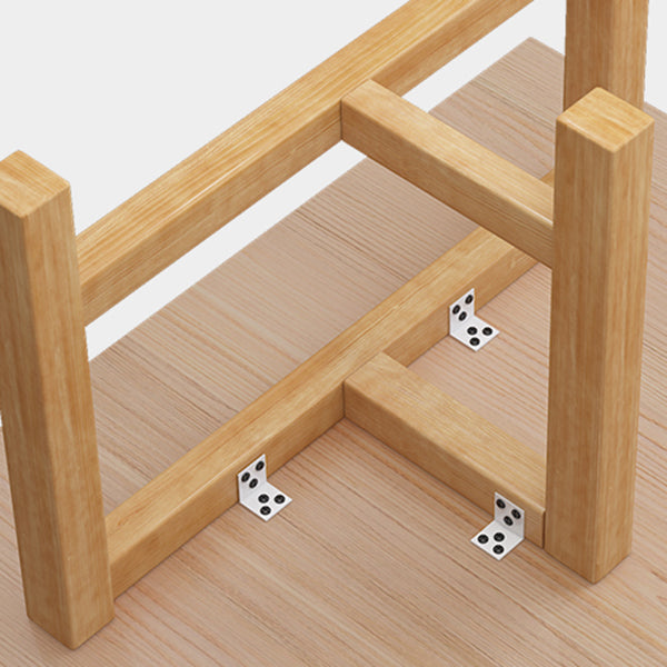 Solid Wood Meeting Table Simplicity Fixed Writing Table for Home Office Clearhalo 'furn' 'furn_office_desk' 'Furniture' 'Office Desks' 'Office Furniture' 'office_desk' 5509933