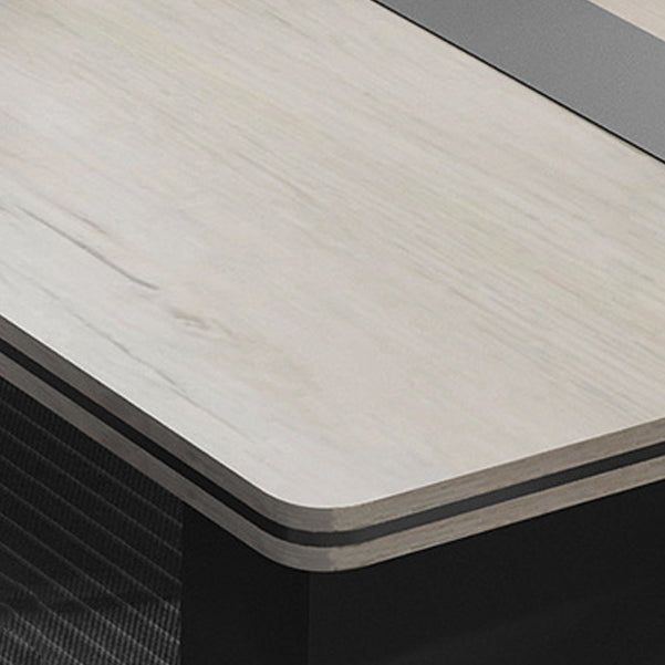 Industrial Style Home Writing Desk Office Conference Artificial Wood Table Clearhalo 'furn' 'furn_office_desk' 'Furniture' 'Office Desks' 'Office Furniture' 'office_desk' 5509950