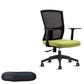Ergonomic Mesh Desk Chair Mid Back Arms Chair with Swivel Casters Black Green Nylon Clearhalo 'furn' 'furn_office_chair' 'Furniture' 'Office Chairs' 'Office Furniture' 'office_chair' 5510071