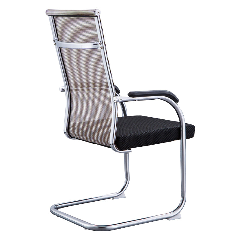 Medium/High Back Office Chair Fixed Arm Task Chair for Home Office