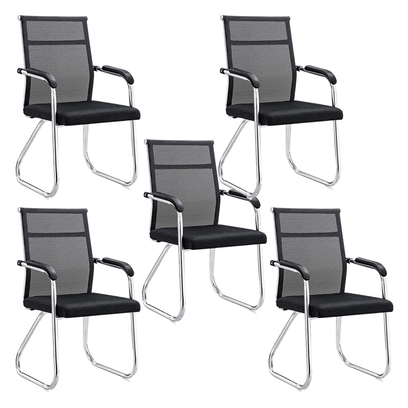 Schreibtischstuhl in Schwarz, Grau und Beige, moderner Bürostuhl mit mittlerer/hoher Rückenlehne