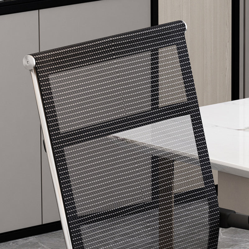 Modern Black and Cray Desk -stoel met Mid Back Home Bureau -stoel