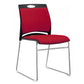 Low Back Office Chair Plastic/Fabric Upholstery Task Chair with Stainless Steel Legs Clearhalo 'furn' 'furn_office_chair' 'Furniture' 'Office Chairs' 'Office Furniture' 'office_chair' 5510337