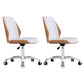 Presidente de conferencia Modern Faux Leather Task Office Office con brazo