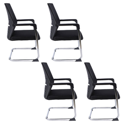 Moderne Style Mesh Task Stuhl mittlerer Rücken ergonomisch ohne Räder Bürostuhl