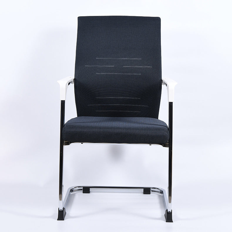 Moderne Style Mesh Task Stuhl mittlerer Rücken ergonomisch ohne Räder Bürostuhl