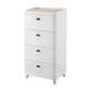 Glam Imitation Wood Night Table Drawer Storage Legs Included Bed Nightstand