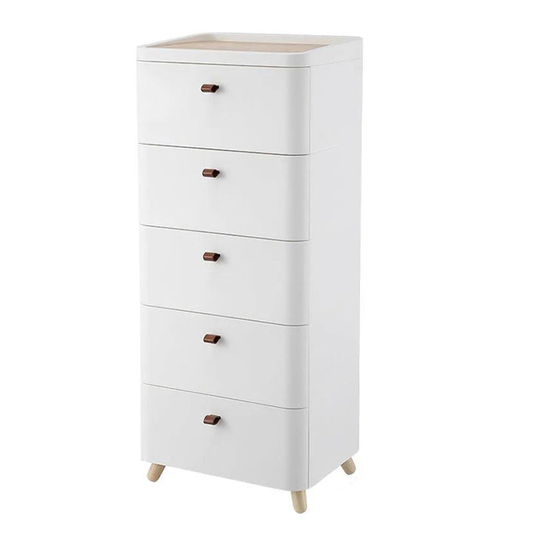 Glam Imitation Wood Night Table Tiron de rangement Jois de rangement comprenant la table de chevet de lit