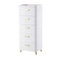 Glam Imitation Wood Night Table Drawer Storage Legs Included Bed Nightstand