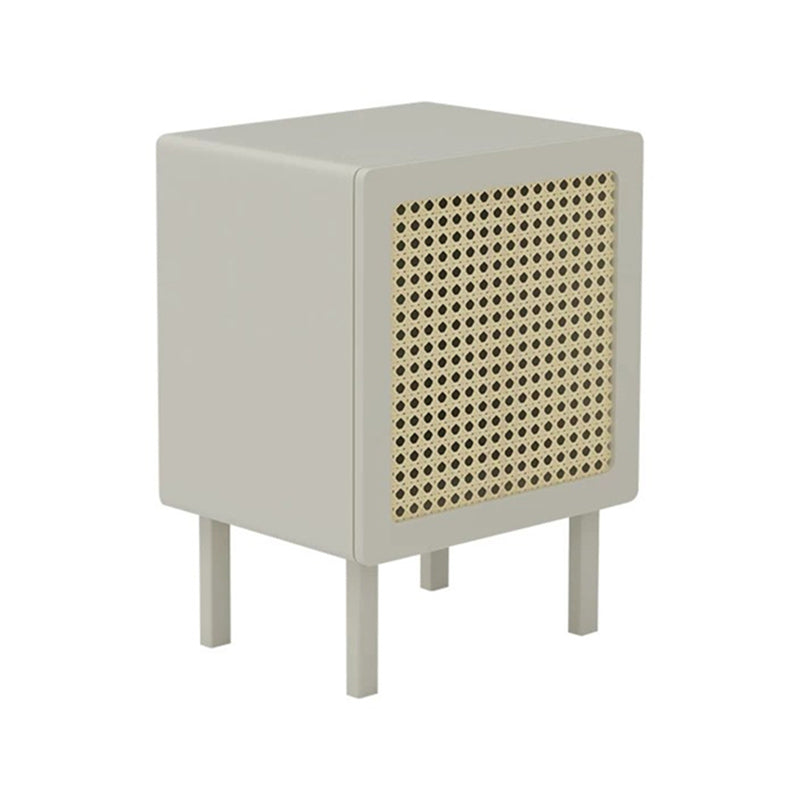 Modern 22" H Night Table Solid Wood Cabinet Included Bedside Cabinet with Legs Grey Clearhalo 'Bedroom Furniture' 'furn' 'furn_night_stand' 'Furniture' 'night_stand' 'Nightstands' 5510744