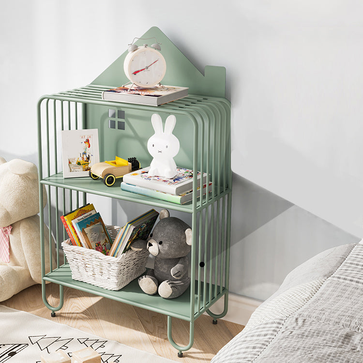 Metal Modern Accent Mesa Nightsand Storage Pierras de almacenamiento inundada con estantes