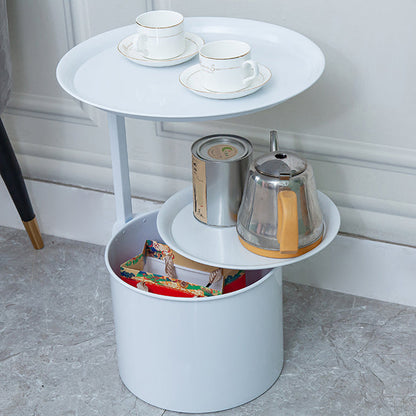 22 "H MODERNE ACCENT TAFEL NACHTSTAND METAL Open opbergbed nachtkastje