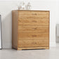 Modern Bamboo Storage Chest Dresser Bedroom Storage Chest with Drawers