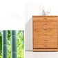 Modern Bamboo Storage Chest Dresser Bedroom Storage Chest with Drawers