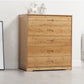 Modern Bamboo Storage Chest Dresser Bedroom Storage Chest with Drawers