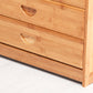 Modern Bamboo Storage Chest Dresser Bedroom Storage Chest with Drawers
