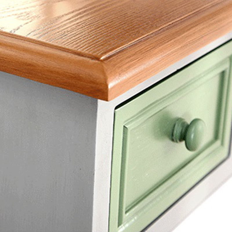 Retro -stijl houten opbergkast dressoir slaapkamer opbergkast met laden