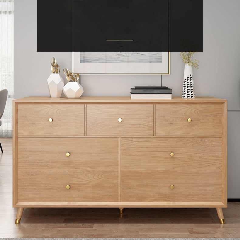 Chambre à poitrine de rangement en bois coffre de rangement moderne avec tiroirs