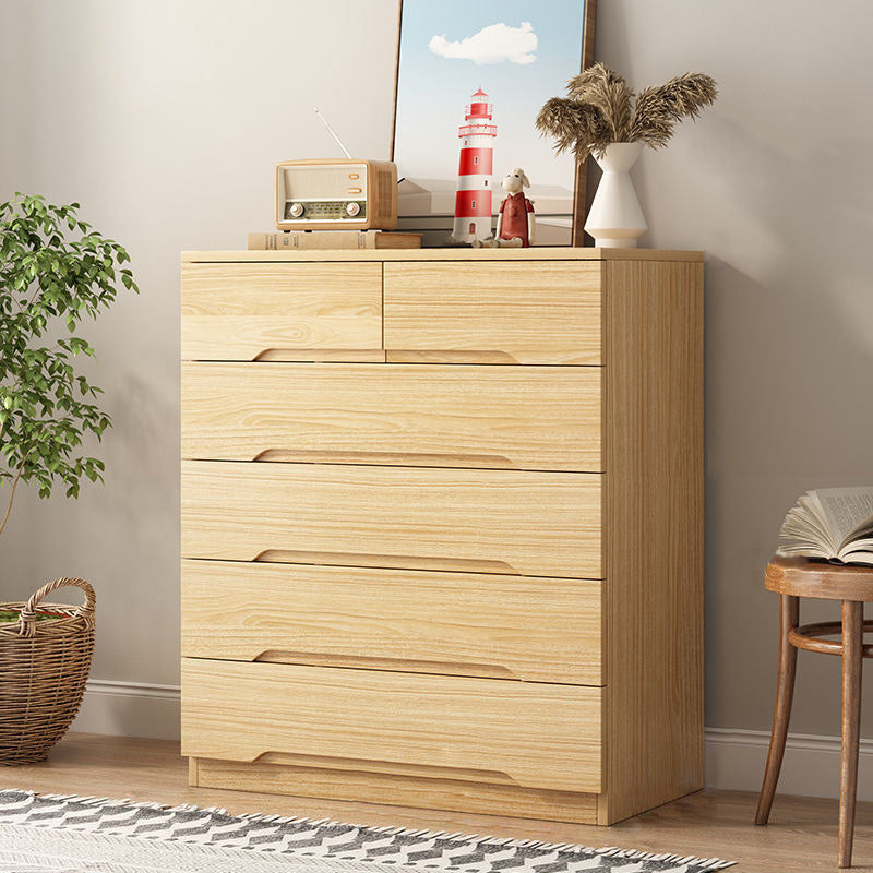 18" D Bedroom Wooden Storage Chest Dresser Modern Storage Chest with Drawers 31"L x 18"W x 39"H Wood Clearhalo 'Bedroom Furniture' 'Dressers & Chests' 'dressers_chests' 'furn' 'furn_dressers_chests' 'Furniture' 5511213