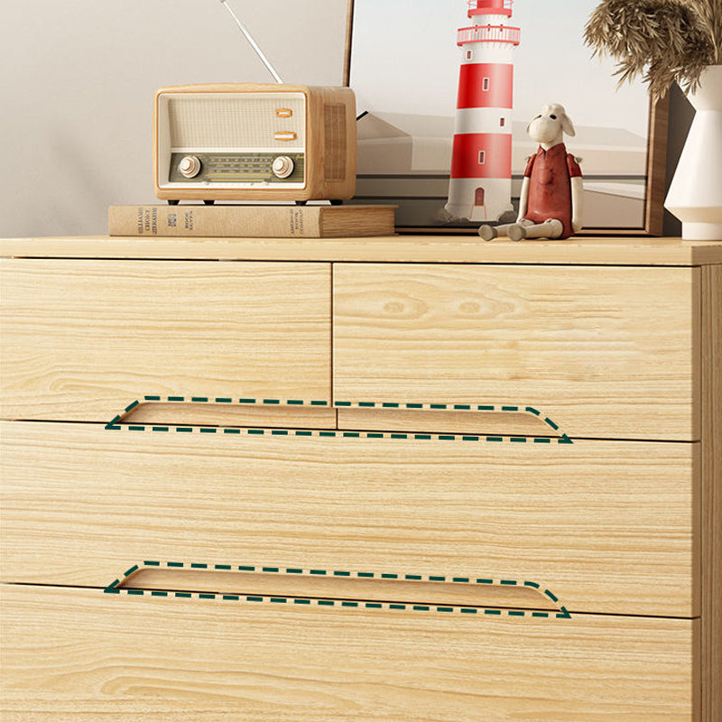 18" D Bedroom Wooden Storage Chest Dresser Modern Storage Chest with Drawers Clearhalo 'Bedroom Furniture' 'Dressers & Chests' 'dressers_chests' 'furn' 'furn_dressers_chests' 'Furniture' 5511215