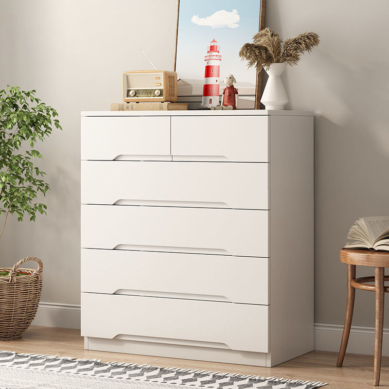 18" D Bedroom Wooden Storage Chest Dresser Modern Storage Chest with Drawers 31"L x 18"W x 39"H White Clearhalo 'Bedroom Furniture' 'Dressers & Chests' 'dressers_chests' 'furn' 'furn_dressers_chests' 'Furniture' 5511216